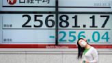 World shares mostly lower as recession fears deepen