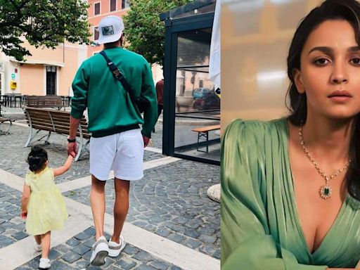 Alia Bhatt shares an adorable picture of husband Ranbir Kapoor with daughter Raha from their vacation