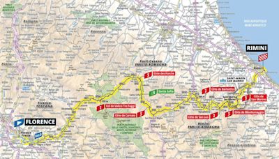 Tour de France 2024 stage 1 preview: Route map and profile of 206km from Florence to Rimini