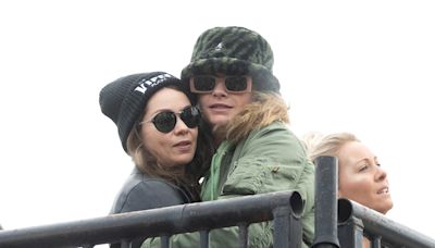 Cara Delevingne and Girlfriend Minke Pack on PDA During U.K.’s Glastonbury Festival