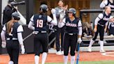 Omaha softball finishes off regular season, defeating South Dakota State in front of record crowd