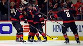 Aho, Martinook cap Hurricanes' late rally to beat the Islanders for a 2-0 playoff series lead