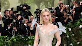 Elle Fanning Looks Like an Ice Princess in This Glassy Gown at the Met Gala