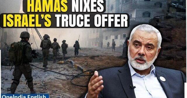 Hamas Rejects Israel’s Truce Offer, Urges Continuation of Talks as War Continues| Oneindia News