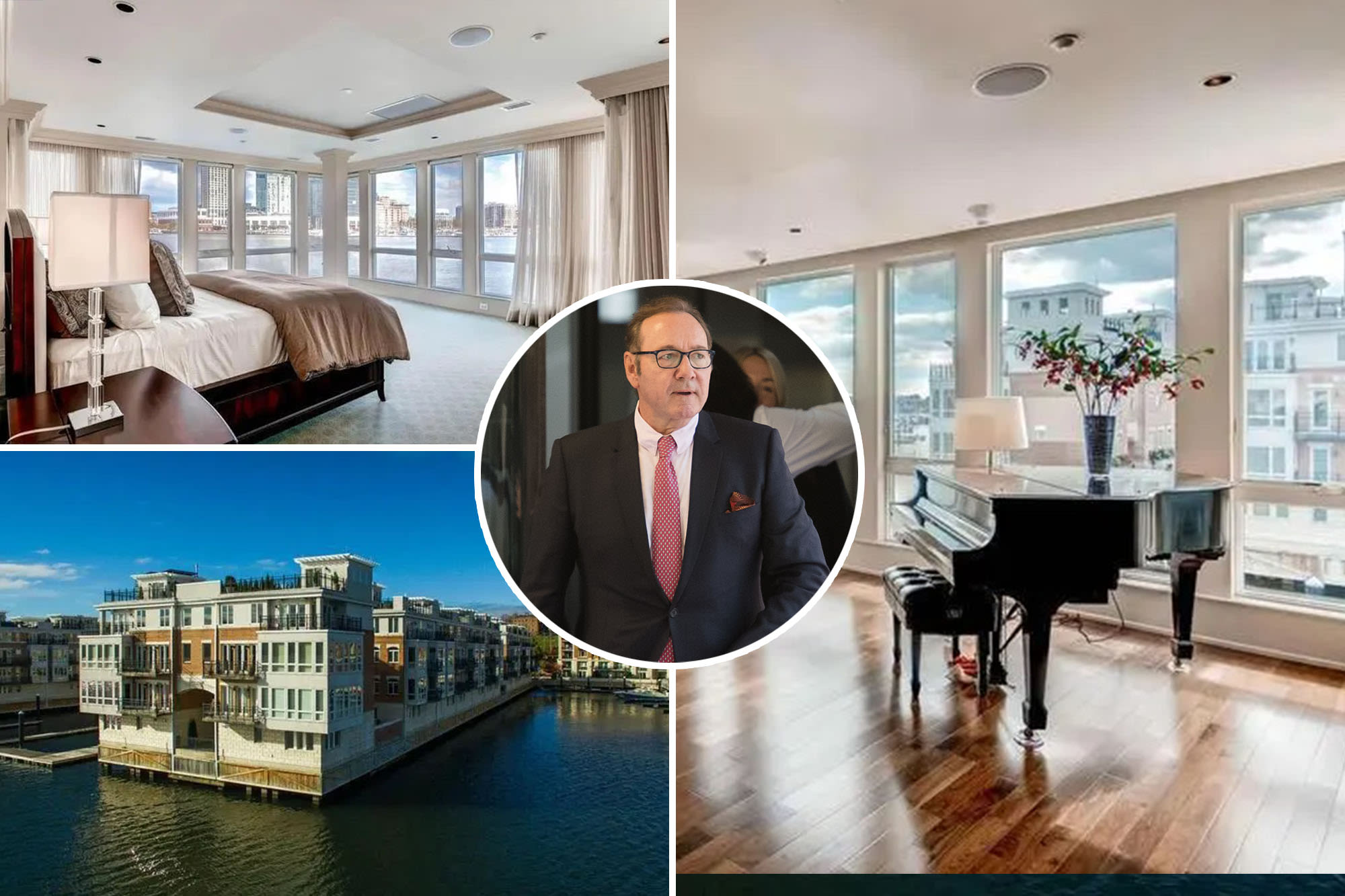 Kevin Spacey’s five-story waterfront Baltimore residence is auctioned off for $3.24M
