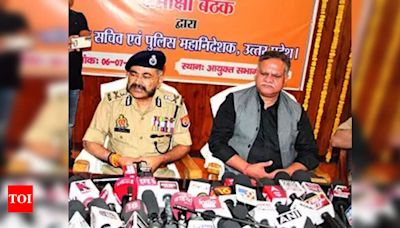 UP DGP and Chief Secretary Review Preparations for Kanwar Yatra | Meerut News - Times of India