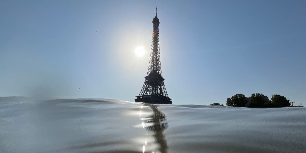 Paris' River Seine is so polluted that Olympic athletes weren't allowed to swim in it