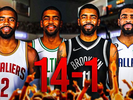 All 14 of Kyrie Irving's playoff closeout wins before streak snapped vs. Timberwolves