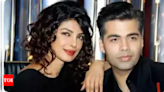 Throwback: When Karan Johar praised Priyanka Chopra's Hollywood success despite past feud | Hindi Movie News - Times of India