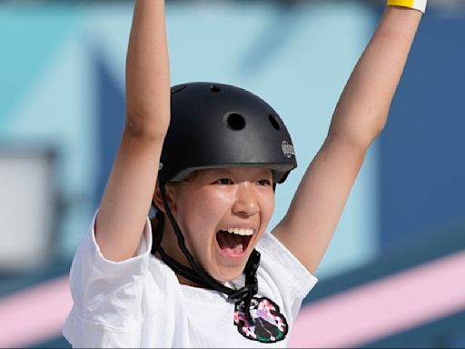 巴黎奧運／日本14歲滑板少女奧運奪金 超難技巧小5時就會