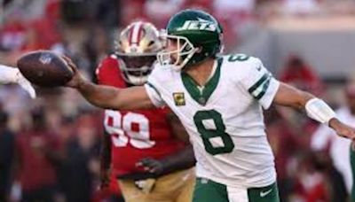 Aaron Rodgers Pulled as Jets Lose to 49ers, 32-19