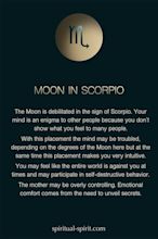 Scorpio moon / mars | Scorpio moon sign, Scorpio moon, Birth chart ...
