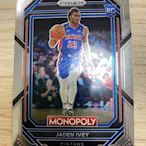 （大降價！）2022-23 Panini Prizm 大富翁Monopoly活塞新秀Jaden Ivey RC