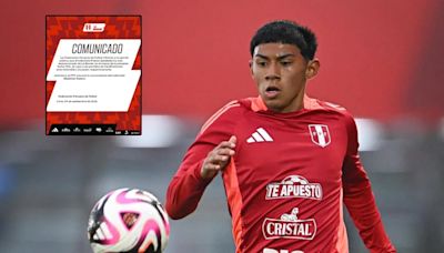 Maxloren Castro fue convocado a la selección peruana para duelos de Eliminatorias 2026 ante Colombia y Ecuador