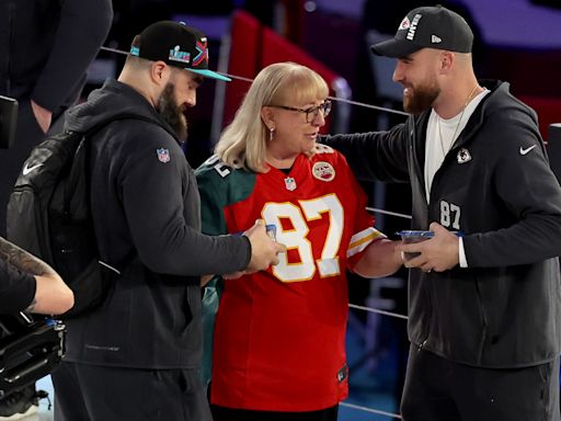 Donna Kelce Teared Up Listening to Jason and Travis Kelce Talk About How Much They Love Her