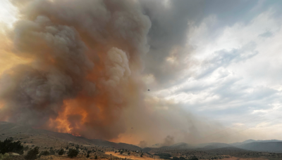 Firefighters in Oregon battle biggest blaze in country, with thousands facing evacuation orders