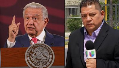AMLO ofrece protección a periodista de Univisión tras sufrir un intento de secuestro en la carretera Tamaulipas