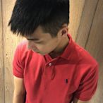 美國百分百【全新真品】Ralph Lauren Polo衫 RL 短袖 上衣 素面 小馬 網眼 芙蓉紅 B001