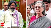 Sonia Gandhi's nudge puts Hemant Soren back in Jharkhand saddle | India News - Times of India