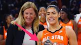 Kelsey Plum accepted a comically tiny WNBA All-Star MVP trophy, and even her teammates mocked its size