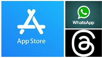 Apple retira WhatsApp y Threads de su tienda de aplicaciones