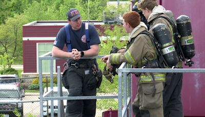 Rockford Fire Department holds Explorer-Cadet Field Training Day