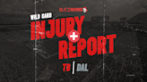 Bucs vs. Cowboys injury report: Long list, but good news for Tampa Bay