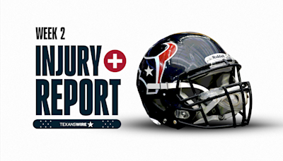 Texans vs. Bears, Week 2 injury report: Thursday