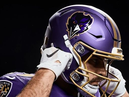 Baltimore Ravens presentan su nuevo casco alterno para 2024