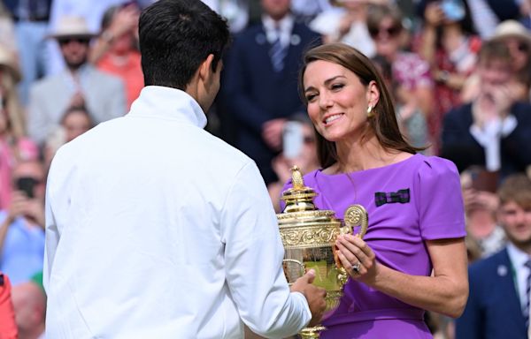 Kate Middleton Calls Prince George and Prince Louis 'the Boys' as She Passes on Their Question to Tennis Champ