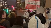 Chinese nationals hold anti-Xi protest in NYC on Halloween