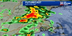 Live radar, hour-by-hour timeline, threats: Wednesday thunderstorms for Massachusetts
