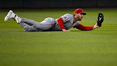 Oakland's Joey Estes shuts out the Angels