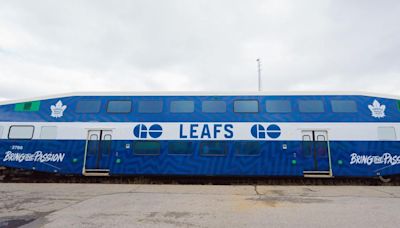 Toronto Maple Leafs announces ‘GO LEAFS GO’ train for playoffs, with surprise guest appearances