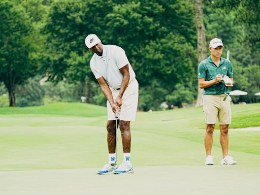 Memphis basketball legend Penny Hardaway couldn't refrain from asking Collin Morikawa for golf advice