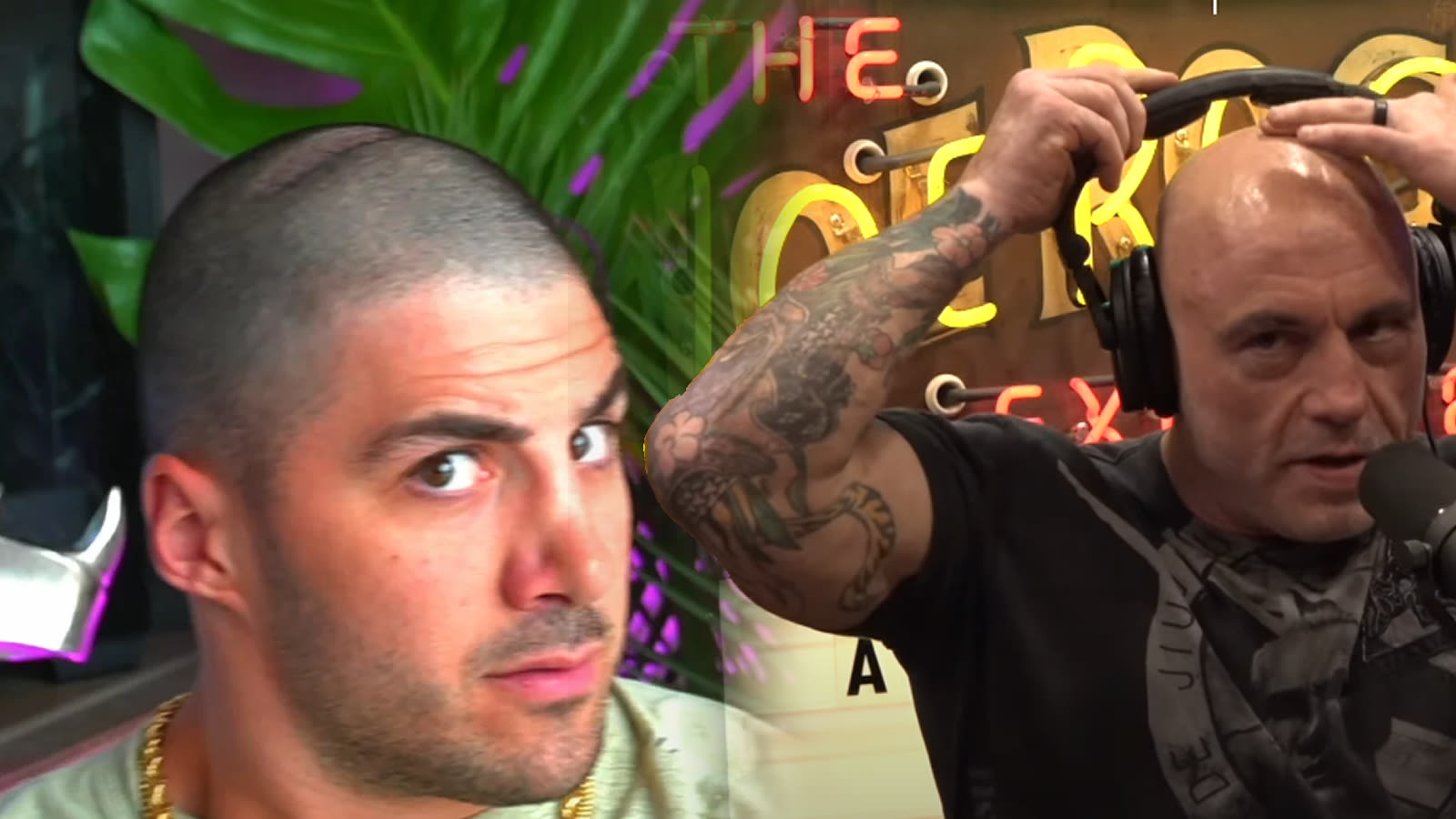 NICKMERCS freaks out after Joe Rogan pulls up pictures of him & Tyler1 on JRE - Dexerto