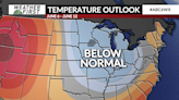 Temperatures trending below average heading into June