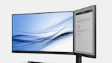 Philips presenta un monitor doble: con un panel IPS y otro de tinta electrónica