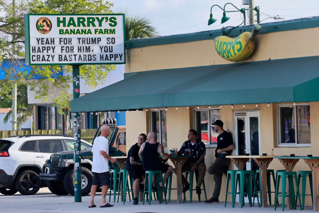 Harry’s Banana Farm in Palm Beach County gets backlash after outdoor sign jokes about Trump assassination attempt