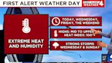 First Alert Weather Day: Intense heat continues this week