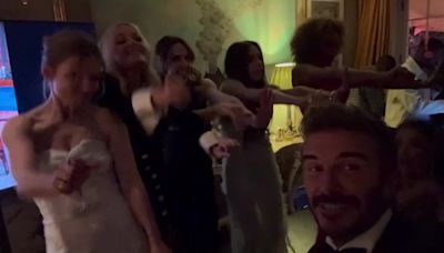 Actuación improvisada de todas las Spice Girls en la fiesta de cumpleaños de Victoria Beckham - MarcaTV