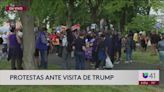 "El Bronx se respeta": Protestas pacíficas por visita del expresidente Trump