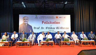 Mangaluru: Felicitation ceremony held to honor Prof Dr Ifthikar Ali Ahmad at Yenepoya