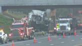 Camión choca contra paso elevado de NJ Turnpike y provoca cierre de carril