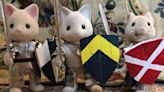 Woman makes tiny suits of armour for Sylvanian Families