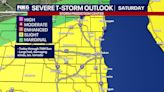 Wisconsin severe weather threat; strong to severe storms forecast