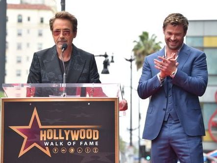 Robert Downey Jr. roasts Chris Hemsworth at Walk of Fame ceremony with help from 'Avengers' cast