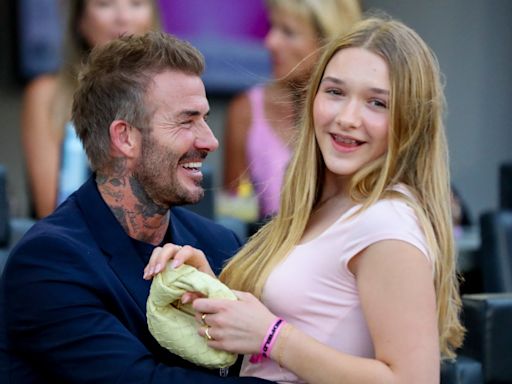 David Beckham Has a Sweet Daddy-Daughter Date With Harper Seven