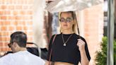 Jennifer Lawrence Paired a Black Crop Top With a Parasol Months After Giving Birth