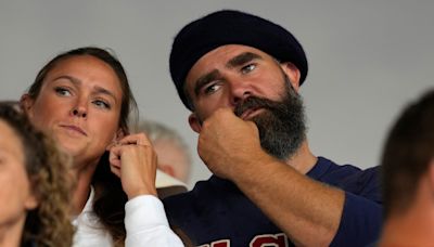 Jason Kelce recruited by rugby star Ilona Maher as the US Olympic women’s team’s super fan